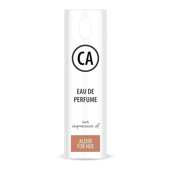 CA Perfume Impression of Aloura For Her for Women Eau De Parfum Floral Scent Long Lasting Perfumes for Women Travel Size TSA Ready for Day and Night Wear 0.33 Fl Oz 10ml