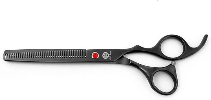 Purple Dragon 7.0 inch Rhinestone Decoration 3PCS Pet Grooming Scissors Dog Hair Cutting & Thinning Shears Set