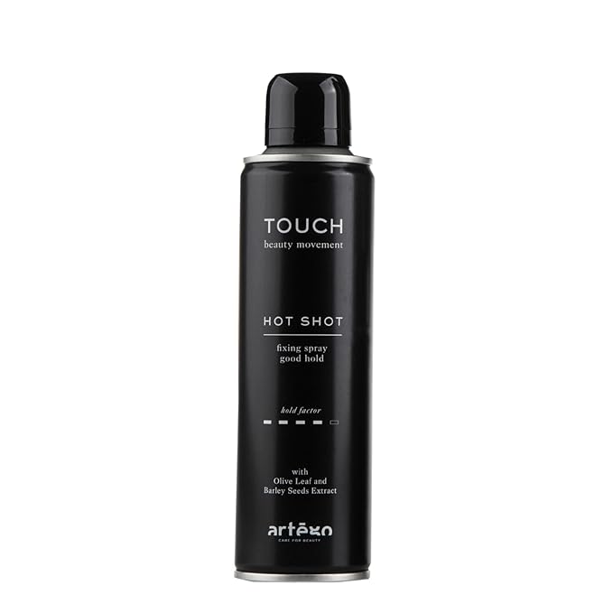 Artègo TOUCH Hot Shot Hairspray (8.5 fl oz) – Medium to Strong Hold Finishing Spray for Long-Lasting, Frizz-Free Styles