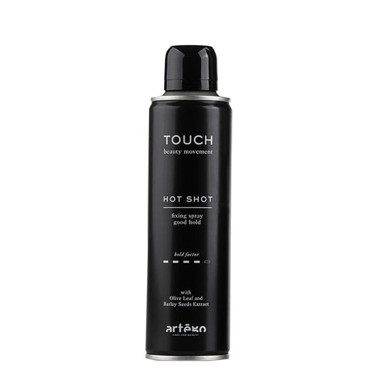 Artègo TOUCH Hot Shot Hairspray (8.5 fl oz) – Medium to Strong Hold Finishing Spray for Long-Lasting, Frizz-Free Styles