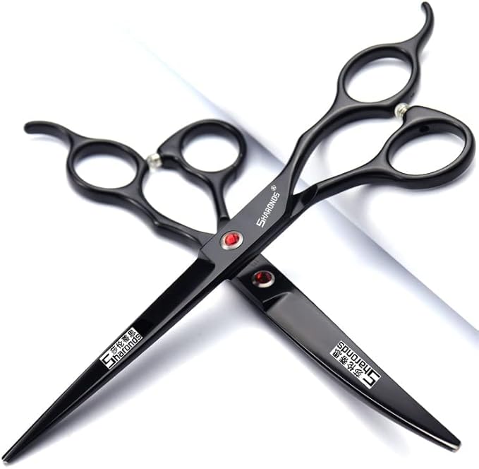 6/7 Inch Hairdressing Scissors Set Barber Shop Hair Scissors Styling Tools (7-inch 3pc)