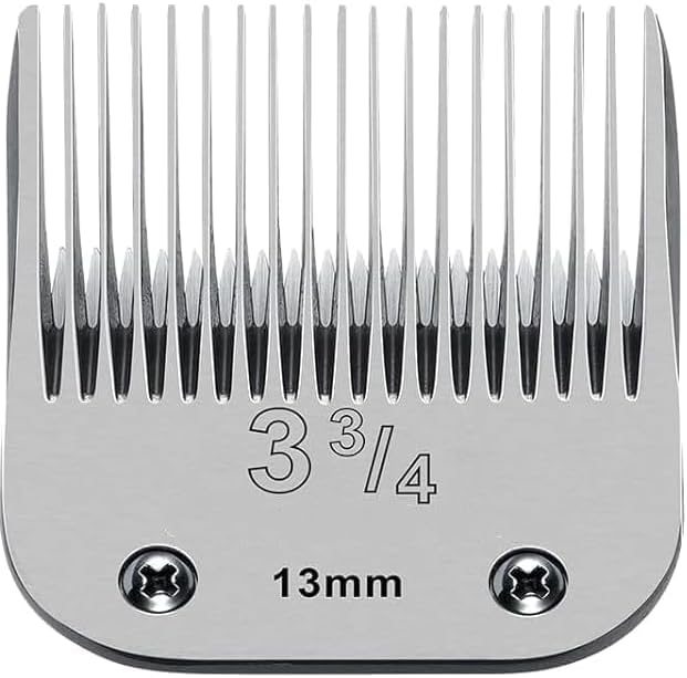 3-3/4 Detachable Replacement Ceramic Blades,compatible with oster Classic 76/Star-Teq/Power-Teq andi A*dis AGC,BDC,BGC,MBG Series Clippers，Size 3-3/4, 1/2-Inch（13mm）