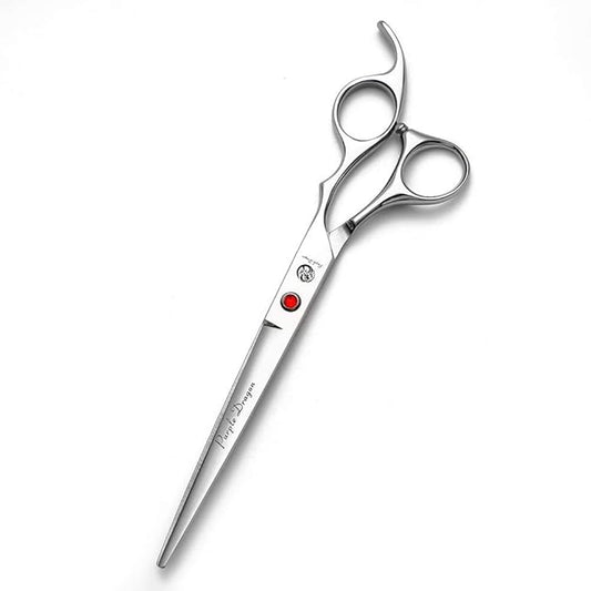 Purple Dragon 5"/5.5"/6"/6.5"/7"/7.5"/8"/9"/10" Sharp Edge Hair Cutting Shears Pet/Puppy/Cat Grooming Scissors with Bag - Perfect for Barber or Dog Groomer