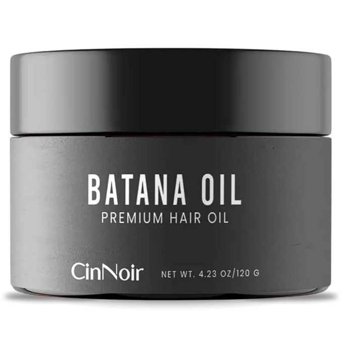 Dr Sebi Batana Oil for Hair Growth - 100% Raw Batana Oil, Organic & Natural, Cold-Pressed Sourced from Honduras, For Thicker & Stronger Hair, 4.23 oz for Men and Women