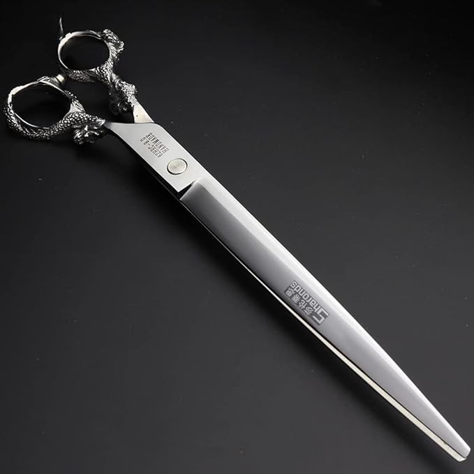 Purple Professional Hairdressing Scissors Hairdresser Hairstylist Cutting Hair & Thinning Hairdressing Scissor (9 inch flat)