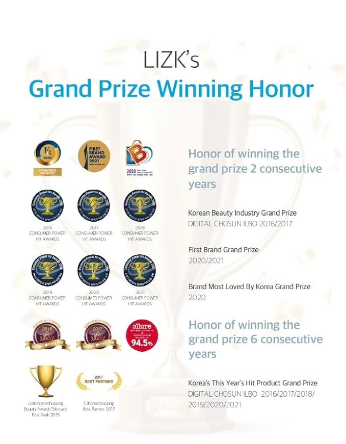 LIZK Hydra Intense Haluron 7 Ampoule Eseence 100 50ml/1.16fl.oz, Moistuirzing, Glowy skin, for dry skin type hydrating