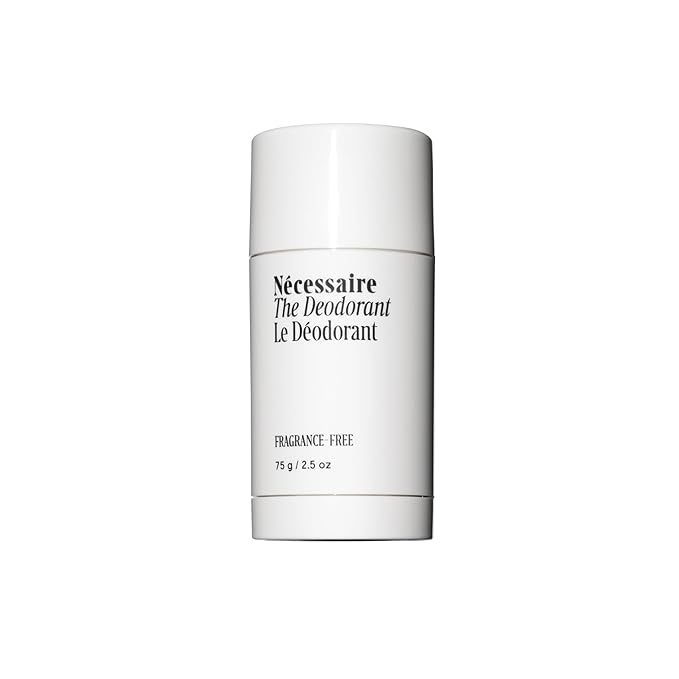 Nécessaire The Deodorant Fragrance-Free | Natural Aluminum Free Deodorant For Women & Men. Extra Strength Treatment with Mandelic Acid. Free of Baking Soda, Ozokerite & Parabens (75 g/2.5 oz)