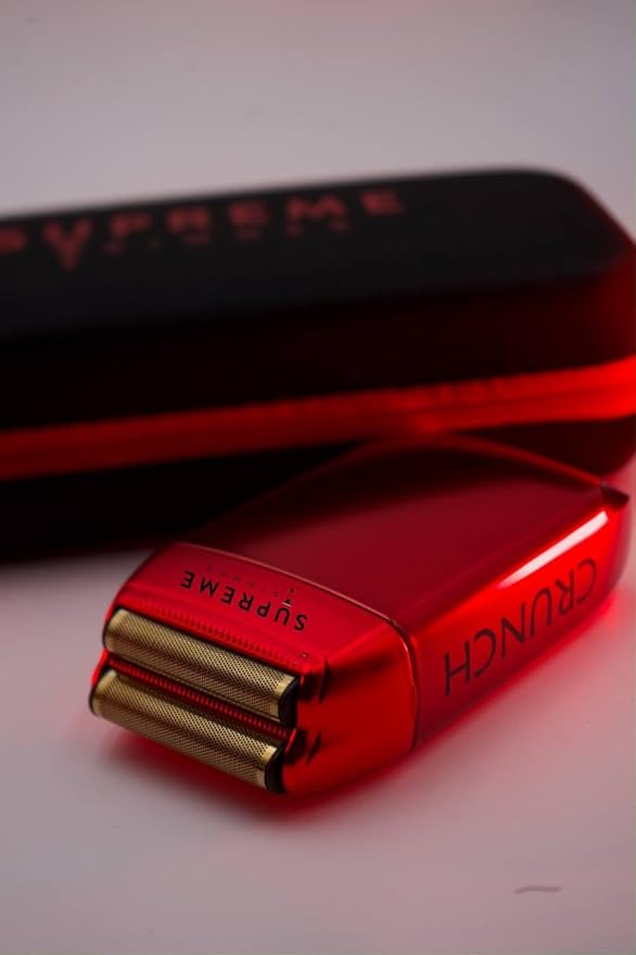 Supreme Trimmer Crunch STF602 – Waterproof Double Foil Shaver for Men | 150 Min Runtime, Wet/Dry Cordless & Corded Electric Razor | Hypoallergenic Foils for Face, Head & Stubble