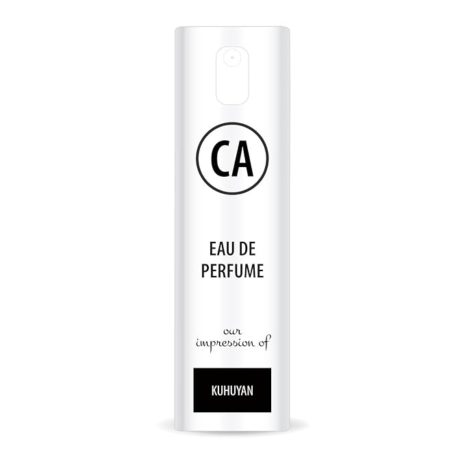 CA Perfume Impression of Kuhuyan Unisex Eau De Parfum Leather Scent Long Lasting Unisex Fragrance Travel Size TSA Ready for Day and Night Wear 0.33 Fl Oz 10ml