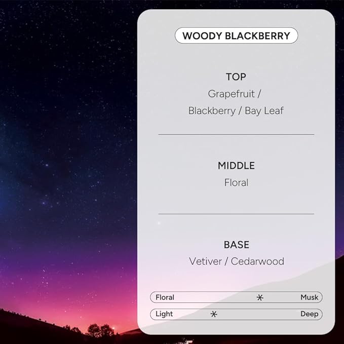 Perfumed Hair Mist for Women – Castor Oil for Shine & Long-Lasting Scent, Clean Hair Perfume & Body Mist – Botanical Waters & 17 Amino Acids, Sulfate, Paraben, Silicone-Free – Woody Darkberry, 125ml