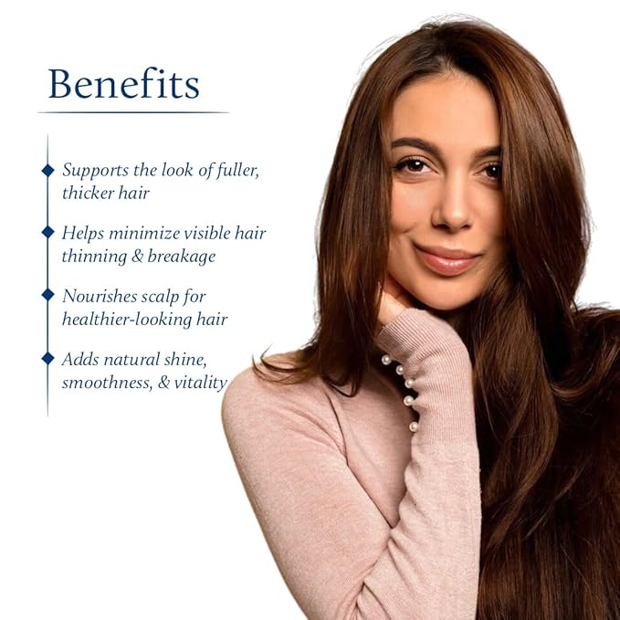 Blue Nectar Hair Growth Serum with Rosemary Oil for Hair Growth | Ayurvedic Hair Tonic Spray (8 Herbs, 3.38 Fl Oz)