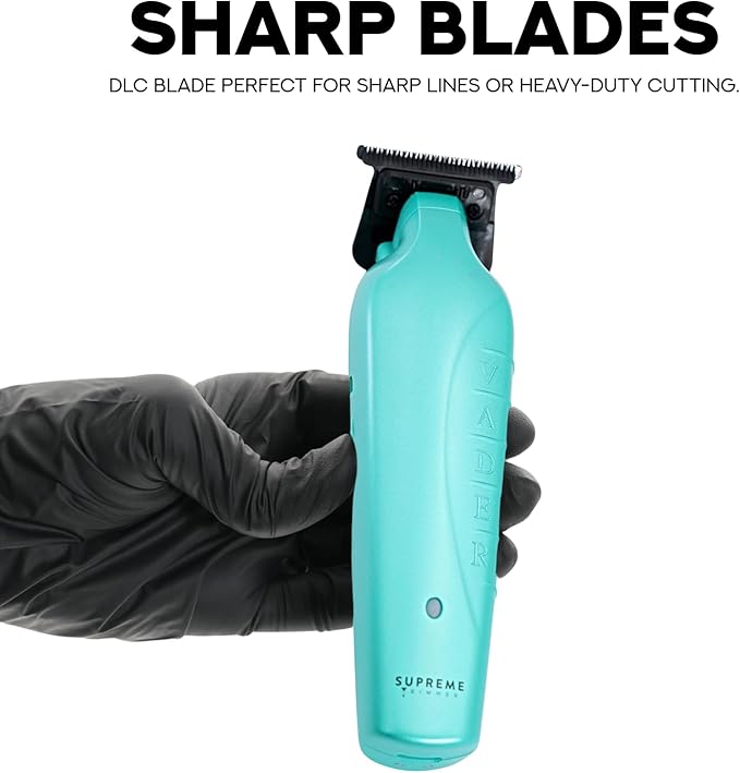 Supreme Trimmer Vader ST3778 – Professional Cordless Barber Liner | 210 Min Runtime, 7000 RPM Motor, Zero Gap DLC T-Blade, USB-C Fast Charging | Beard, Hair & Body
