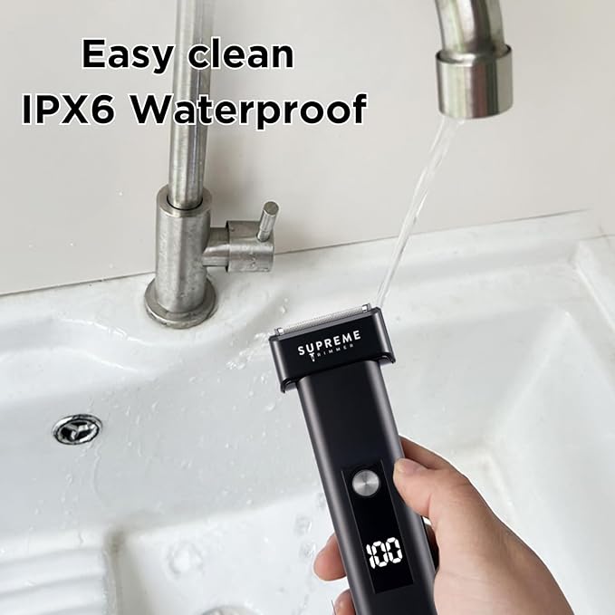 Supreme Trimmer 2-in-1 T-Fader Foil Shaver & T-Shaper Trimmer Set | ST5200 Beard Trimmer STF501 Electric Razor | Travel Hair Trimmer | Gold