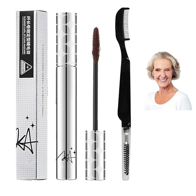 Brown Mascara for Women, Prime Waterproof Volume and Length for Hypoallergenic Máscara with Long Lasting, Hypoallergenic, Lightweight for Sensitive Eyes-02