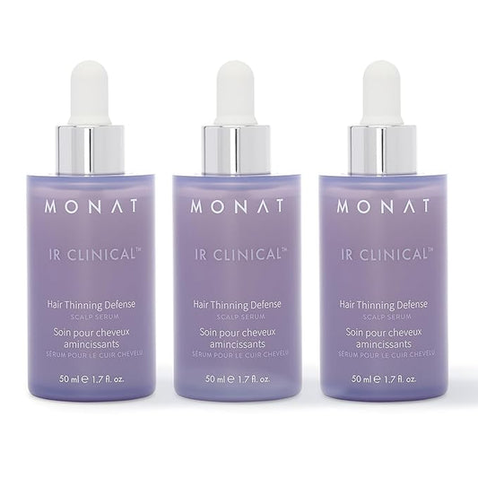 MONAT IR Clinical™ Hair Thinning Defense Serum – 3-Month Supply – Nourishes Scalp, Reduces Breakage, Boosts Hair Density, and Supports Thicker, Fuller-Looking Hair with Lightweight, Non-Greasy Formula
