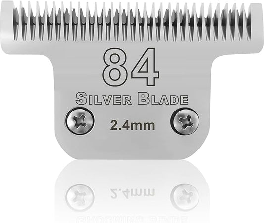 Size 84 Detachable Replacement Blades,compatible with oster Classic 76/Star-Teq/Power-Teq andi A*dis AGC,BDC,BGC,MBG Series Clippers,3/32-Inch Cut Length For Dogs and Medium-Size Animals