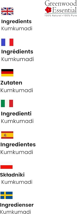 Greenwood Essential Kumkumadi Face Oil (Tailam) | Traditionally Extracted | Pure | Saffron-Enriched | Non-Sticky | Lightweight | Ancient Ayurvedic Blend | For All Skin Types | Unisex | 30ml (1 oz)