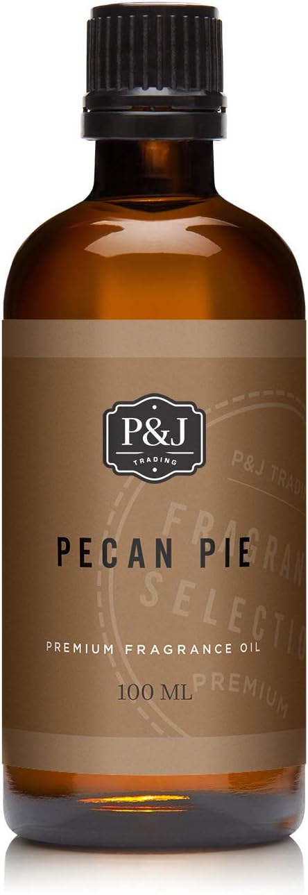 P&J Trading - Pecan Pie Scented Oil 100ml - Fragrance Oil for Candle Making, Soap Making, Diffuser Oil
