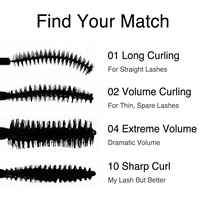 CLIO Kill Lash Superproof Mascara, Waterproof Mascara Black, Lifting & Lengthening, Precision Eyelash Curl, Long-Lasting, Clump & Smudge-Free, for Sensitive Eye, Korean Makeup Beauty (020 Bouncy Lash)