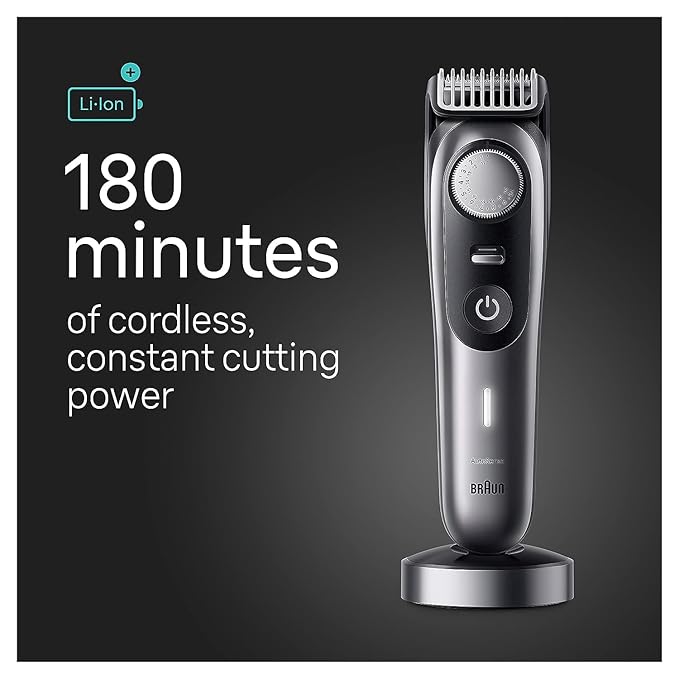 Braun All-in-One Men's Shaving Kit Series 9 9440, 13-in-1 Beard, Face, Nose, Ear Trimmer, Hair Clippers, Body Groomer and Manscaping, Holiday Gifts for Men