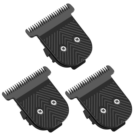 3Pack Premium Stainless Steel T-Blade, Compatible with MANSCAPED The Beard Hedger, for Precision Facial Hair Trimming.