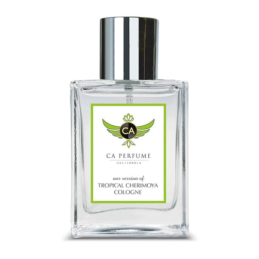 CA Perfume Impression of Tropical Cherimoya Cologne for Women and Men Long Lasting Unisex Fragrance Eau De Parfum 1.7 Fl Oz 50ml