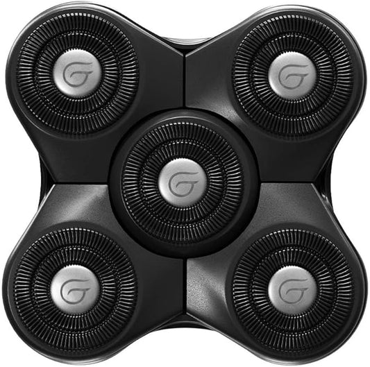 Groomie BaldiePro Cordless Bald Head Shavers for Men, Blade Refill 2.0 - Waterproof Head Shavers Replacement Head - Electric Hair Shaver & Head Razor for Bald Men, Men's Rotary Shaver for Smooth Shave