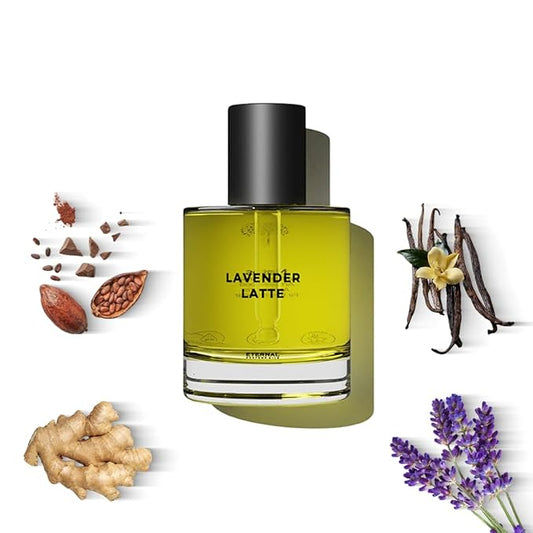 Lavender Latte Perfume Oil Inspired by G0ddess B Real | Long Lasting Perfume Oil for Women and Men (Unisex) - 50ml with 30ml Lavender Latte (Pack of 2)