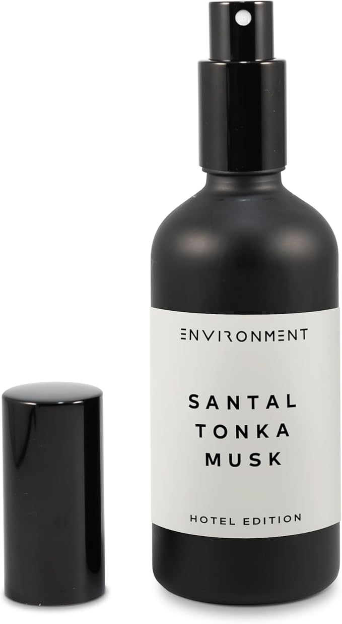 ENVIRONMENT Inspired by 5-Star Resort 1HT Room Spray, 100ml Air Freshener (Santal | Musk) Home Fragrance Accessories, Room Perfume, Room Deodorizer, Vegan & Cruelty-Free