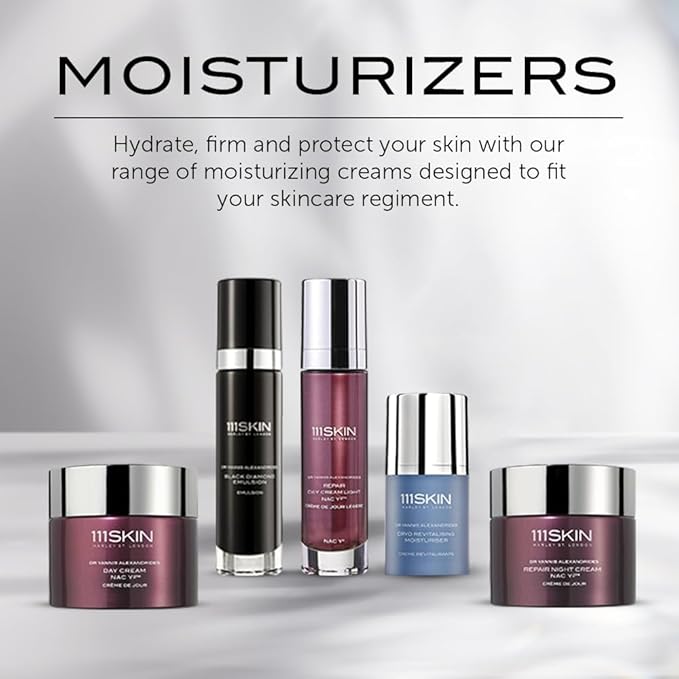 111SKIN Repair Day Cream Light NAC Y2, Reinforces Skin Barrier, Fights Free Radicals, Combats Early Signs of Aging, 1.69 fl oz