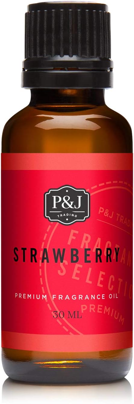 P&J Trading Fragrance Oil | Strawberry Oil 30ml - Candle Scents for Candle Making, Freshie Scents, Soap Making Supplies, Diffuser Oil Scents
