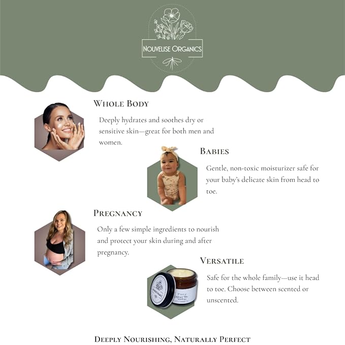 Lumberjack - Whipped Tallow Moisturizer - Cedarwood, Black Pepper, Vetiver, Juniper - 100% Natural Grass-Fed Tallow & Organic Jojoba. Chemical-Free. For Dry, Sensitive & Eczema Prone Skin.- 1.7oz