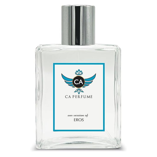CA Perfume Impression of Eros For Men Replica Fragrance Dupes Eau de Parfum Spray Bottle 3.4 Fl Oz/100ml-X1