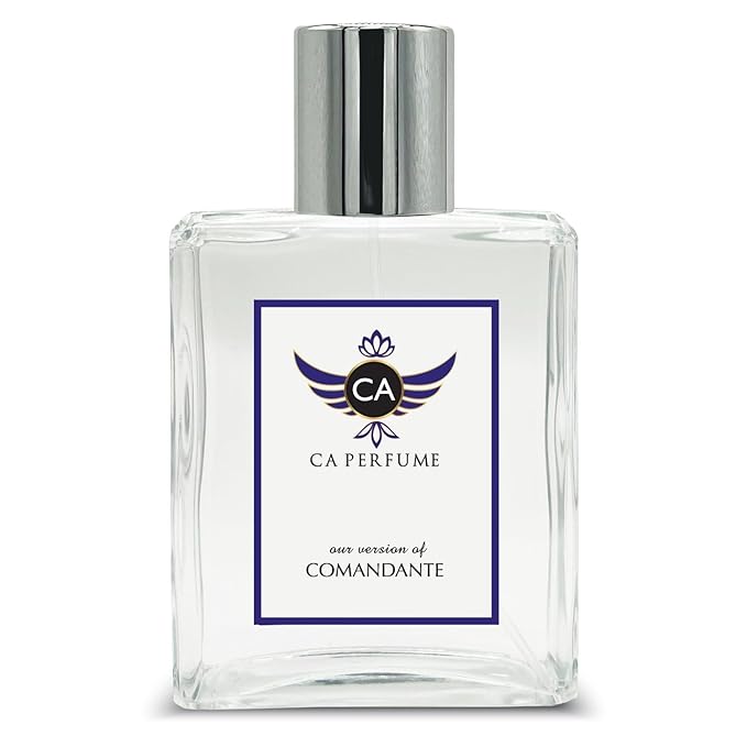 CA Perfume Impression of Comandante for Women and Men Eau De Parfum Aromatic Fruity Scent Long Lasting Unisex Fragrance Signature Scent for Day and Night Wear 3.4 Fl Oz 100ml