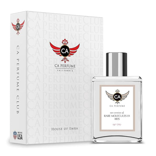 CA Perfume Impression of Rare Molecules 01 Iris for Women and Men Long Lasting Unisex Fragrance Eau De Parfum 1.7 Fl Oz 50ml