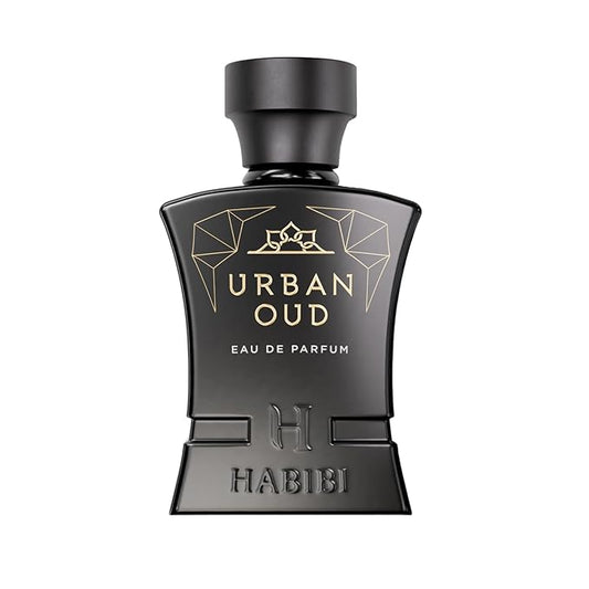 H HABIBI Urban Oud Perfume for Men – 2.5 oz (75ML) Long Lasting Arabian Cologne, Woody Citrus Oud Men Perfume, Luxury Fragrance Gift for Special Occasions