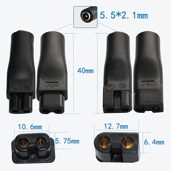 Power Cord 5V Replacement Charger USB adapter is suitable for a variety of electric hairdressers, shavers, purifiers, table lamps and others 5521 adapter hq8505 A00390 charging line