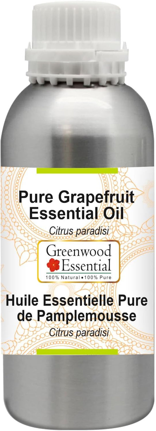 Greenwood Essential Pure Grapefruit Essential Oil (Citrus paradisi) Steam Distilled 300ml (10.1 oz)