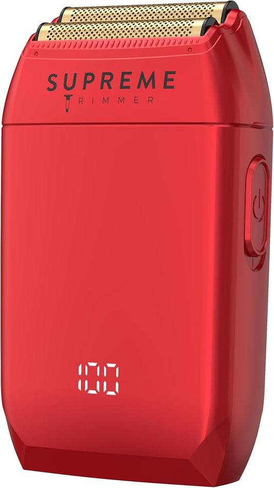 Supreme Trimmer Crunch STF602 – Waterproof Double Foil Shaver for Men | 150 Min Runtime, Wet/Dry Cordless & Corded Electric Razor | Hypoallergenic Foils for Face, Head & Stubble