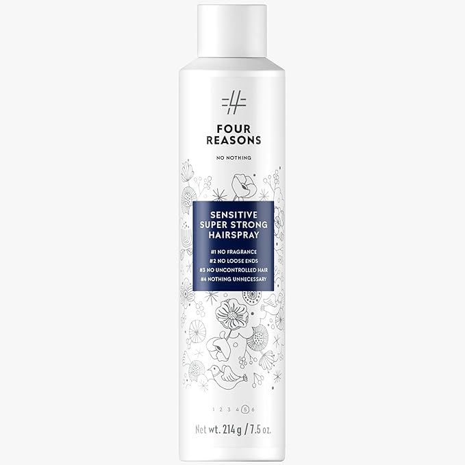 No nothing Sensitive Unscented Hairspray with Extra Hold - Finishing Spray for Styling with Humidity Protection - Fragrance Free & Hypoallergenic - 7.55 oz (New Packaging)