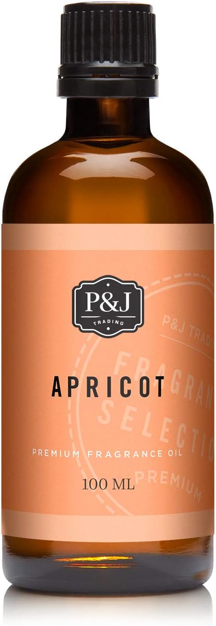 P&J Trading - Apricot Scented Oil 100ml - Fragrance Oil for Candle Making, Soap Making, Diffuser Oil