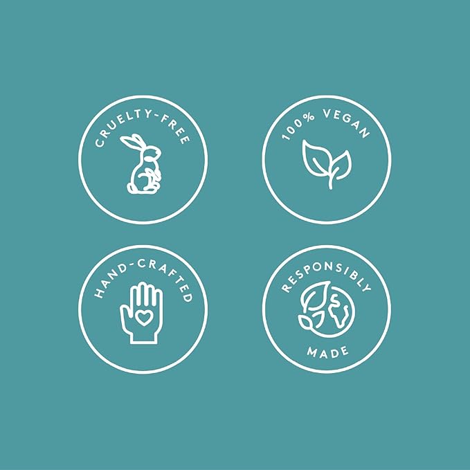 Rose and Ben Beauty Essential 5 Piece Makeup Brush Set and Travel Case | Professional Eye and Face Brushes for Liquid, Cream and Powder Formulas | Cruelty Free