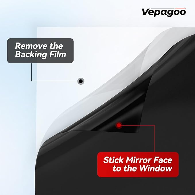 Vepagoo Nano Ceramic Car Window Tint Film 15% VLT- 24" in 100Ft Privacy Window Tint, Blocks UV/IR Rays, Heat & Glare - Scratch Resistance Car Window Film