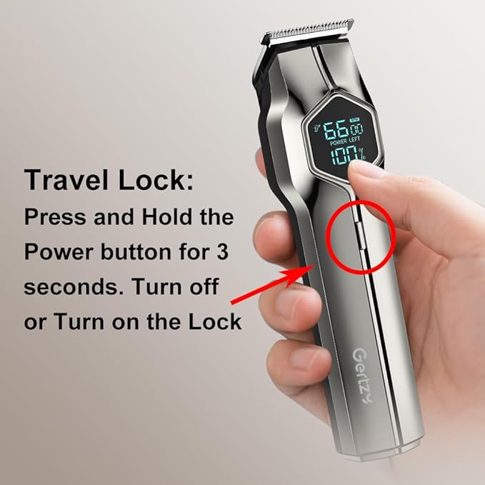 5-in-1 Electric Beard Trimmer Body Hair Trimmer Kit, Professional Cordless Hair Clippers for Men Rechargeable, IPX7 Waterproof Mens Grooming Kit for Face, Mustache, Body, Nose, Gifts for Men (Silver)