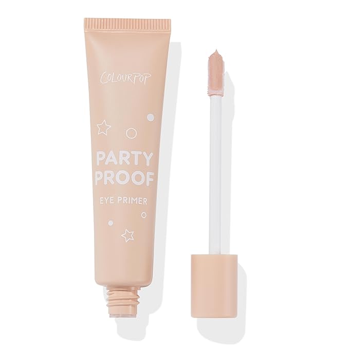 ColourPop Party Proof Eye Primer - Translucent Eyeshadow Primer for Long-Lasting Eye Makeup - Preps Skin for Smooth Makeup Application - Translucent (0.42 oz)
