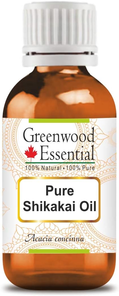 Greenwood Essential Pure Shikakai oil (Acacia concinna) Natural Therapeutic Grade 50ml (1.69 oz)