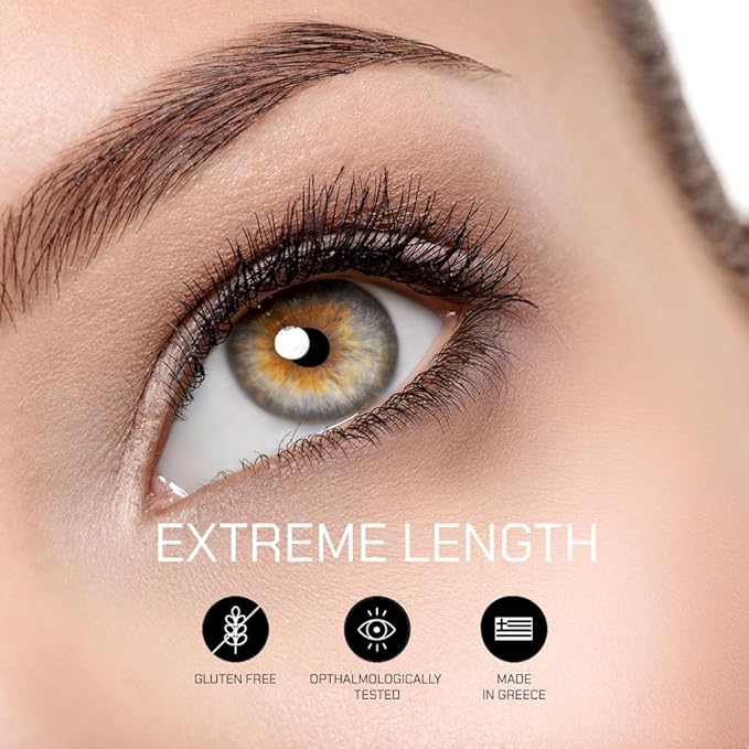 RADIANT PROFESSIONAL Lengthening Volumizing Mascara – Smudge Proof Mascara for Volume and Length – Long-Lasting, Dramatic False Lash Effect – 8ml (01 Black)