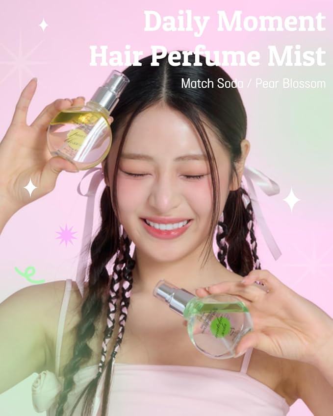 Foellie Daily Moment Hair Perfume Mist 100ml/3.38 fl.oz. (Matcha Soda Scent)