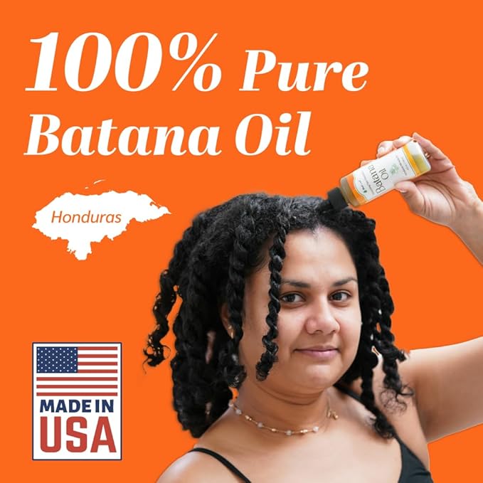 Well's Oil Batana Oil | 2 fl. oz. | 100% Natural Organic Raw Batana from Honduras | Dr. Sebi Approved | Strengthens, Hydrates & Nourishes | For All Hair Typess (2 fl. oz. / 59 ml)