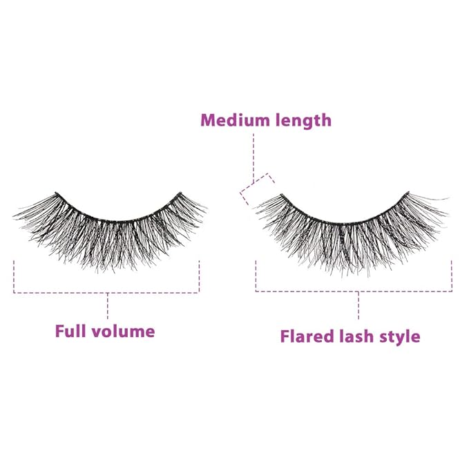 Ardell Double Up False Eyelashes – Double Demi Wispies Strip Lashes, Wispy Dramatic Look, Reusable Fake Lashes for Women, 4 Pairs